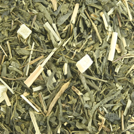 CHÁ VERDE ABACAXI GENGIBRE ALCAÇUZ BIO